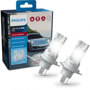 Philips Ultinon Pro9200 LED ampoule de phare automobile (H4), +400%, 5.800K, set de 2