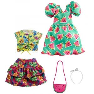 Image de Mattel Pack 2 Tenues + Accessoires