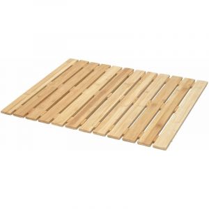 Décoshop26 Tapis de bain douche Baignoire pour salle de bain en bambou antidérapant 60x50cm 040005346