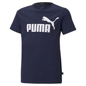 Puma Ess Logo Tee B Té, Pervenche, 104 Garçon