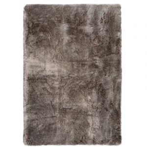 Deladeco Tapis en peau de mouton synthétique shaggy Berenike Ø 80