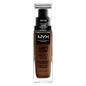 Image de NYX Cosmetics Fond de teint Can't Stop won't Stop - CSWSF22: Deep cool - 30 ml