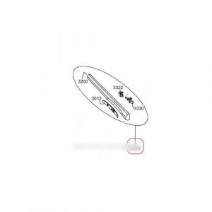 Whirlpool Dosseret bandeau complet pour hotte