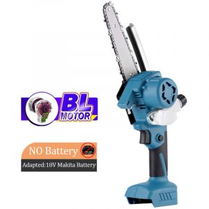 Scie electrique sans balais de 6 pouces, pour Makita batterie de 18V, huileur automatique, pour la coupe du bois sans batterie