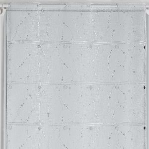 Home maison Modulable Brod&eacute; De Motifs Argent&eacute;s