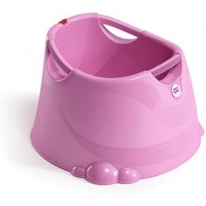 Okbaby Oplà - Baignoire Large pour Nouveau-né 12-36 Mois (25 kg), dans la Douche ou en Plein Air - Fuchsia