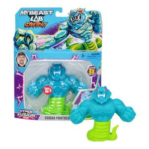 MRBEAST LAB &ndash; H&eacute;ros &eacute;lastique Hyper Fusion, Cobra Panther, Figurine remplie d'une Substance gluante, Tient Debout, S'&eacute;tire jusqu'&agrave; 3 Fois sa Taille, Collection, Tiger Dragon, Sabertooth Squid