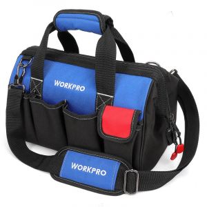 Workpro Sac à Outil avec Multi Poc s et Grande Capacité, Sac Porte outils 35 x 25 x 19 cm
