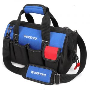 Workpro Sac à Outil avec Multi Poc s et Grande Capacité, Sac Porte outils 35 x 25 x 19 cm