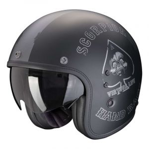 Scorpion BELFAST EVO SPADE Matt Black/Silver M Casque