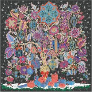 Galison Puzzle 500 pièces : Arbre de vie de Noël Liberty