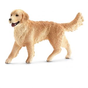 Image de Schleich Figurine Golden Retriever femelle Série Animaux de la Ferme 2x7,5x5 cm