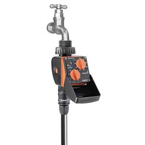 Image de Claber 8423 Aquauno Select Programmateur d?Irrigation, Noir-Orange-Gris