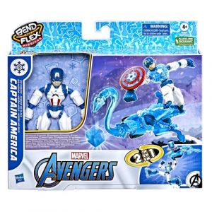 Figurine Bend and Flex Missions Captain America