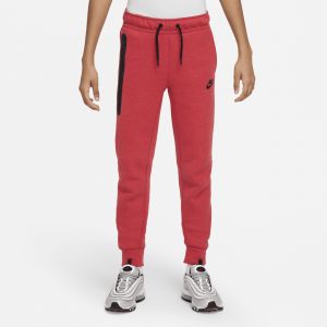 Nike Tech Fleece Joggers Junior - Light University Red Heather/Black/Black, Light University Red Heather/Black/Black - Taille 7-8Y