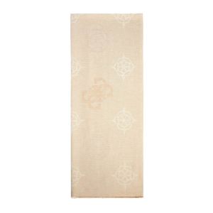 Guess &Eacute;charpe logo 4G pivoine Beige - Couleur Beige - Taille Taille unique