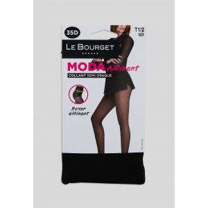 Le Bourget Collant Femme Noir Semi-opaque T3 Moda