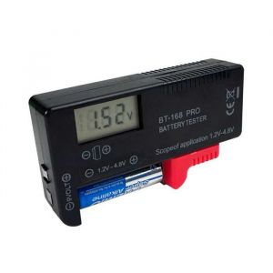 OCIODUAL Testeur de Batterie Numérique BT-168 PRO, Vérificateur de Batterie AAA C D 9 V 1,5 V 18650,Lithium,Piles Bouton