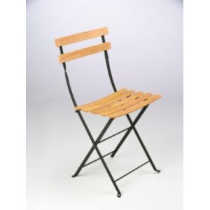 Fermob Lot de 2 Chaises pliantes Bistro naturel