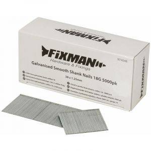 Fixman 5000 CLOUS DE FINITION POINTE TETE HOMME GALVANISES LISSES CALIBRE 18 - 38 mm