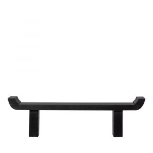 Made by Woood Banc japandi en bois L183cm noir