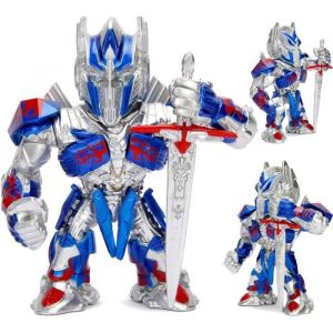 Jada Transformers Optimus Prime, figurine de collection en métal de 10 cm