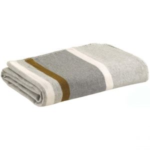 Declikdeco Jeté jacquard recyclé Gioia Perle 240 x 260