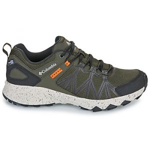 Columbia Peakfreak 2 Outdry, Chaussures de Trekking et de randonnée imperméables à Taille Basse, Deep Olive/Desert Sun,