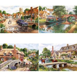 Gibsons Puzzle 4 x 500 pièces : Les voies navigables de Terry