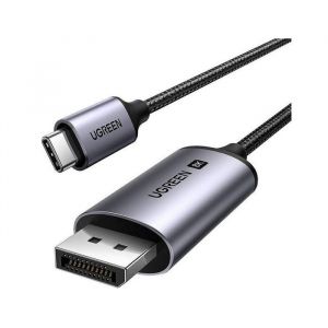 UGreen Câble audio vidéo USB-C - DisplayPort 8K HDR HDCP2.3 eARC 3m gris