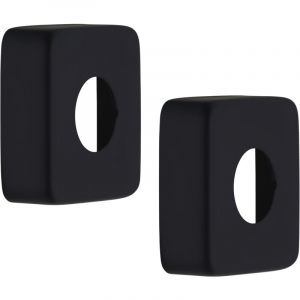 Noyon & Thiebault Noyon&thiebault - Rosace carr&eacute;e 3/4 - 59x59 mm - Hauteur 19 mm (x2) Rosace carr&eacute;e 3/4 - 59x59 mm - Hauteur 19 mm (x2) Noir