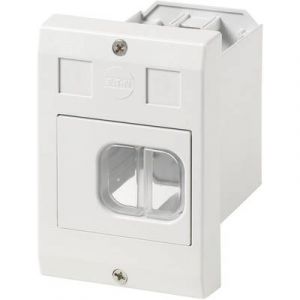 Eaton Boîtier vide E-PKZ01-G 281634 montage encastré, avec interrupteur, avec membrane gris 1 pc(s)