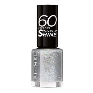 Image de Rimmel 60 Seconds Glitter Nail Polish Silver - 8 ml