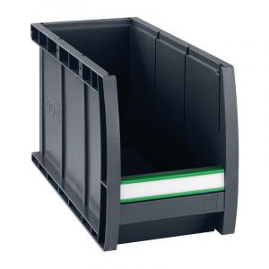 Bott Sichtlagerkasten box 1.3.165 mit Beschriftungsclip, 130 x 298 x 165 mm, 13022047.19