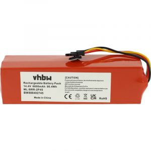 Vhbw 1x Batterie compatible avec Xiaomi Roborock 1C, S51, S55, S552-00, Q5, S50, S552, Q7 Max+, S5, Q7 Max aspirateur (6000mAh, 14,4V, Li-ion)