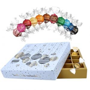 Méga Calendrier de l'avent - Assortiment de 50 chocolats LINDOR - 600 grammes de chocolats