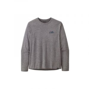 Patagonia L/S Cap Cool Daily Graphic Shirt - T-shirt homme '73 Skyline: Feather Grey XS