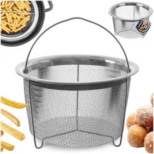 Orion Panier à friture avec huile et passoire pour frites 21,5x13cm 124484