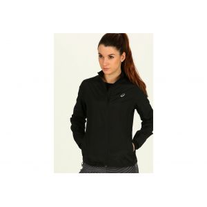 Image de Asics Silver Jacket W v&ecirc;tement running femme Noir - Taille XS