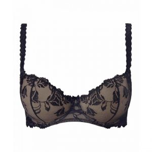 Aubade Softessence Soutien-Gorge Push up, Noir, 85C Femme