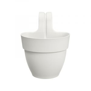 Elho Balconnière en plastique Vibia Campana Easy Hanger Small blanc soie - Ø 24 cm