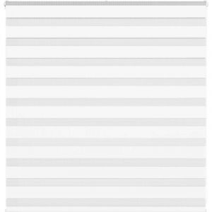 VidaXL Store z&egrave;bre blanc 140x100 cm largeur du tissu 135,9cm polyester