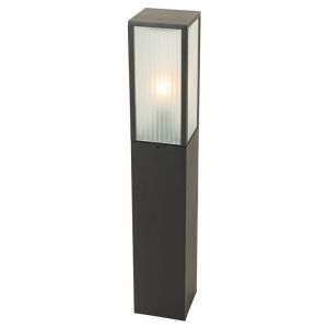 Qazqa Charlois - Lampe sur pied ext&eacute;rieur Moderne - 1 lumi&egrave;re - l 14 cm - Noir - Moderne - &Eacute;clairage ext&eacute;rieur - Noir