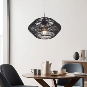 Suspension Amersham E27 noir Lux.pro