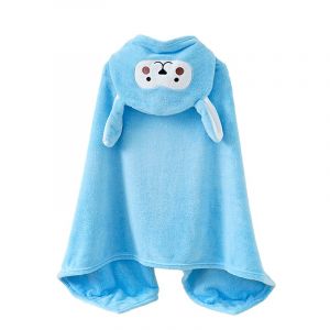 Dam Serviette enfant design lapin. Multiusages : serviette de bain.