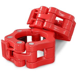 Hop-Sport Ensemble de colliers de serrage en plastique de 30 mm pour les barres de musculation, Serrures d'halt&egrave;res s'adaptent &agrave; toutes les barres de 30 mm