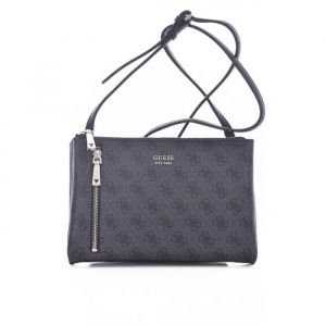 Image de Guess Pochette double compartiments avec bandoulière Naya jeans - Femme,U Gris