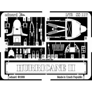 Eduard MAQUETTE HURRICANE II REVELL 1/72 SS117