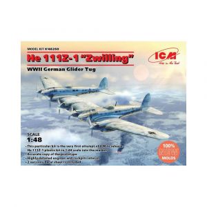 ICM Maquette Avion He 111z-1 zwilling Wwii German Glider Tug