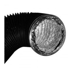 Winflex Ventilation Gaine combi alu pvc double couche 127mm x 10m, conduit de ventilation